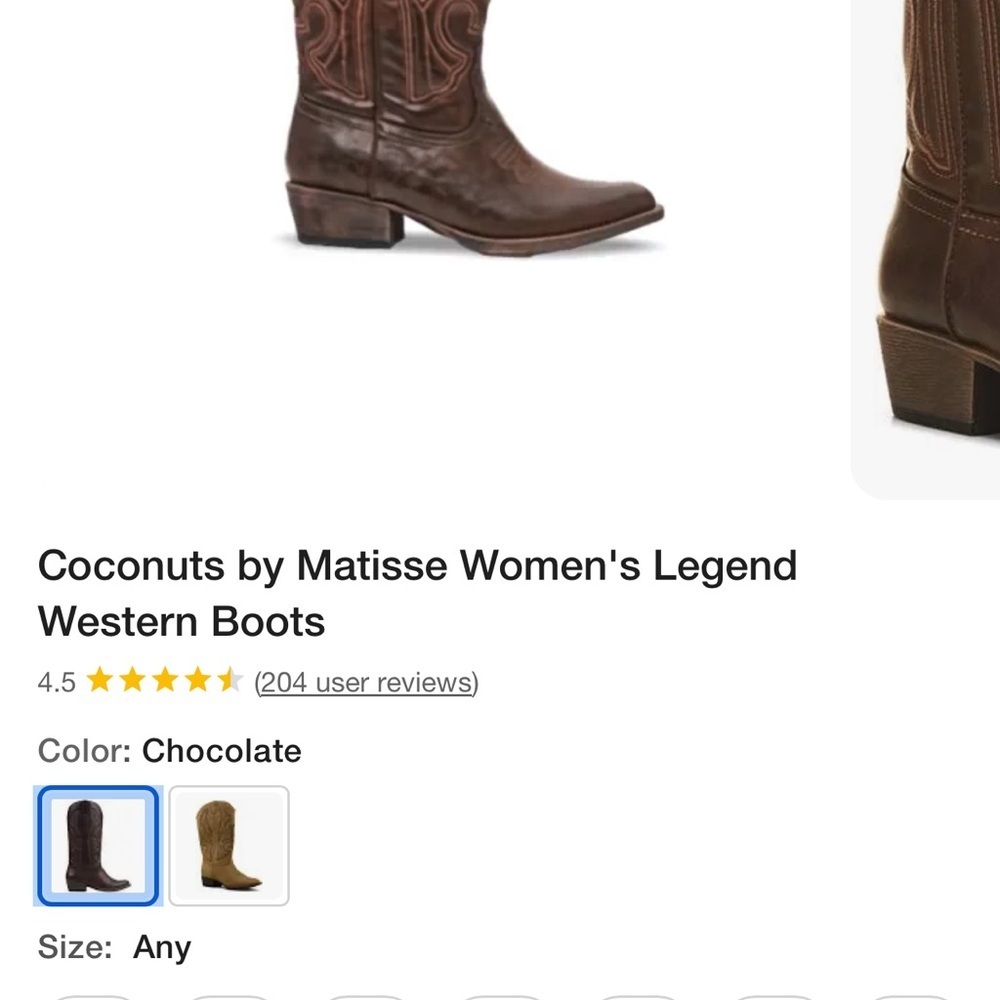 Coconuts by Matisse Legend Western Boots - Picture 6 of 7